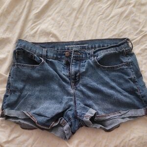 Old Navy Blue Jean Shorts Classic Cut-Off Style